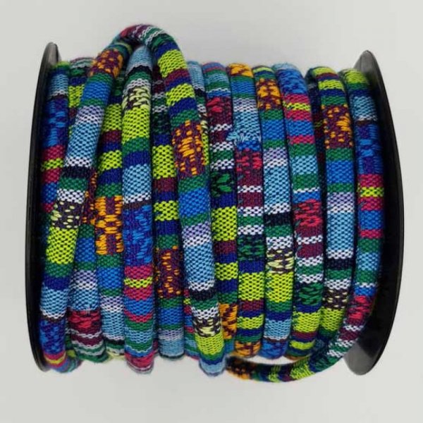 Spaghettisnor N&deg;01 Bl&aring; x 1 meter