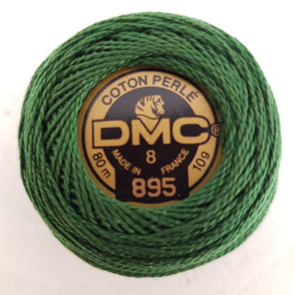 Broderi bomuldsperler på spole, DMC nr. 8 - 10 g