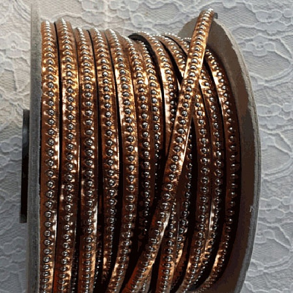 L&aelig;der Antic spejlkugle 06 mm med nikkelfri kuglek&aelig;de pr. 20 cm