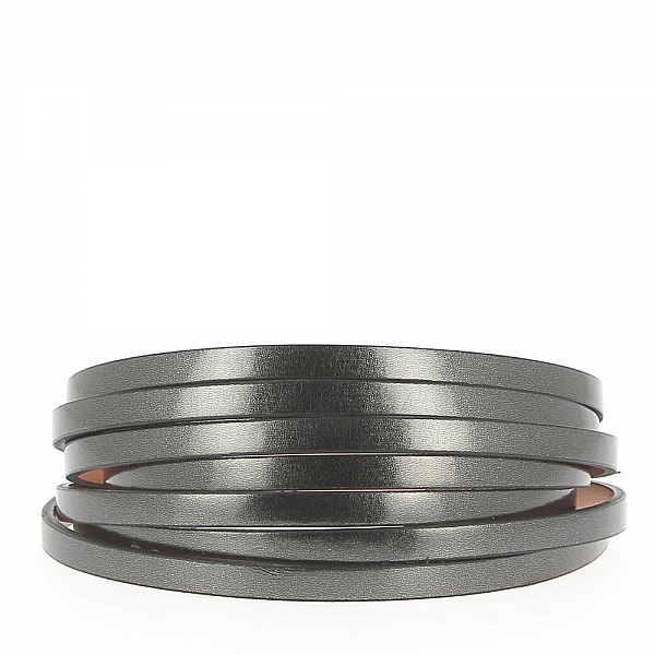 L&aelig;derspejl antracit 05 mm x 20 cm