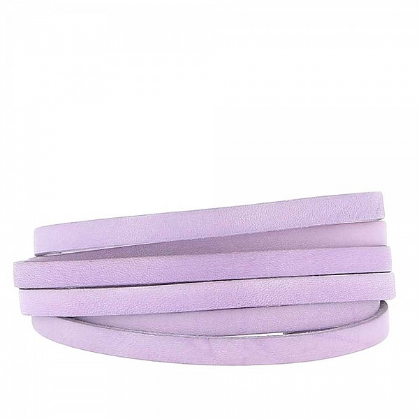 Flad kalvl&aelig;der Glicine 10 mm glat pr. 20 cm