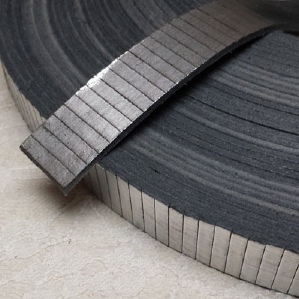 S&oslash;lv rektangel l&aelig;der 20 mm x 20 cm