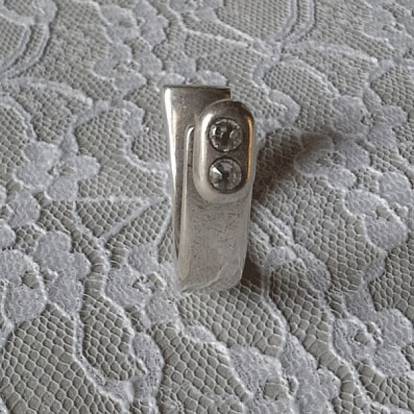 Halv armb&aring;nd i Zamak 10 mm x 2,5 mm