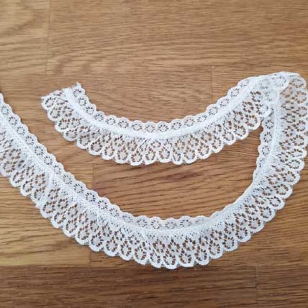 Dentelle Blanc 30 mm N&deg;01