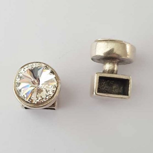 Embout de finition N&deg;02 pour cuir 10 mm r&eacute;galiz creux