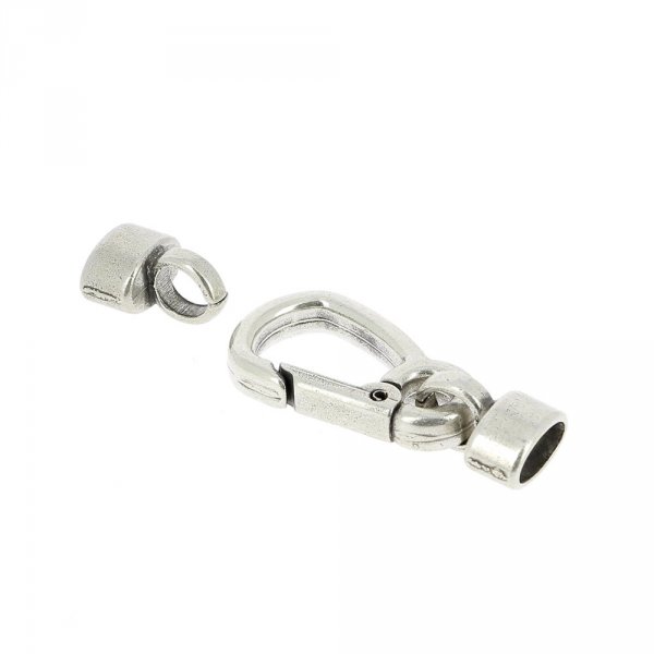 10 mm karabinl&aring;s i Zamak-l&aelig;der