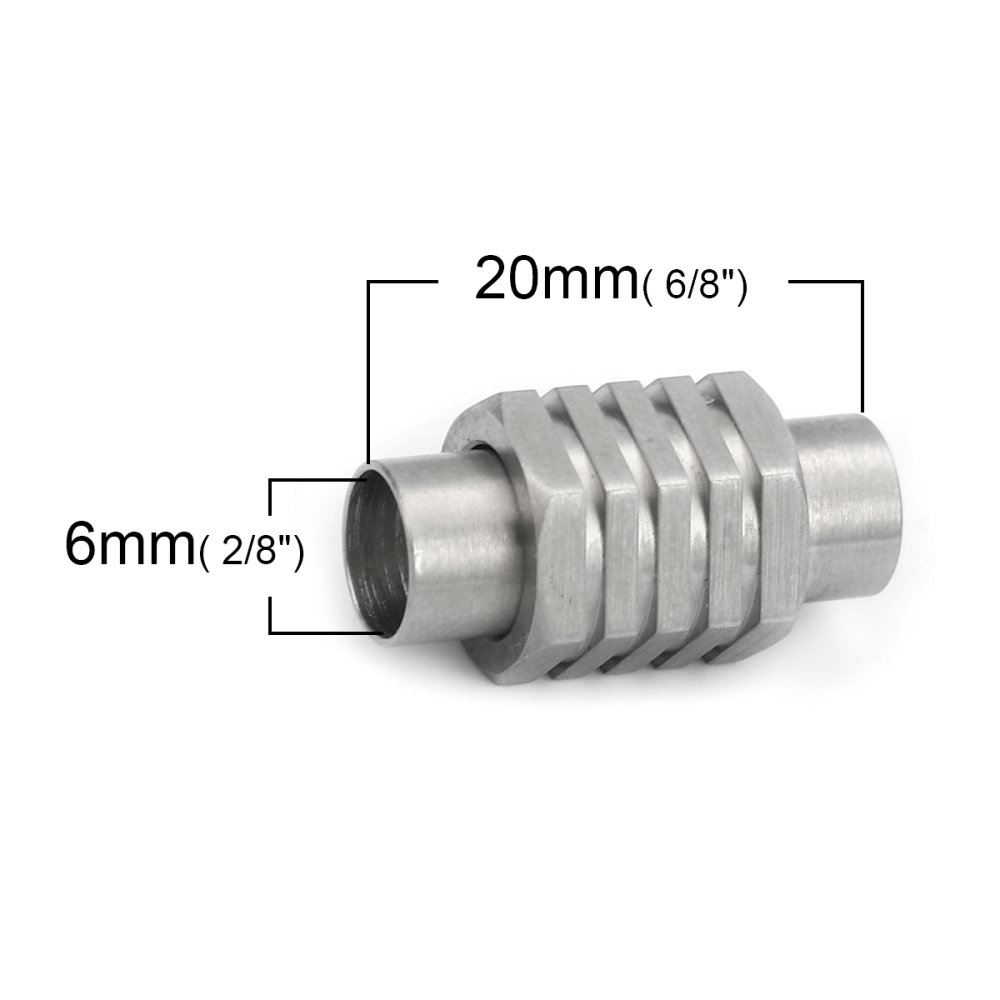 Magnetlås Rustfrit stål 06 mm Sølv N°01