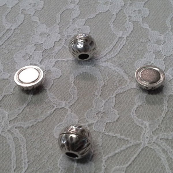 Magnetisk zamaksp&aelig;nde til l&aelig;der Rund 05 mm