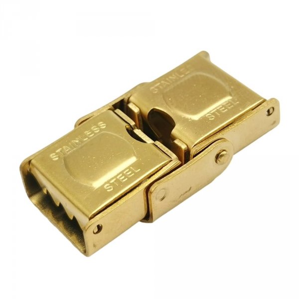 L&aelig;derl&aring;s 10 mm bred Guld