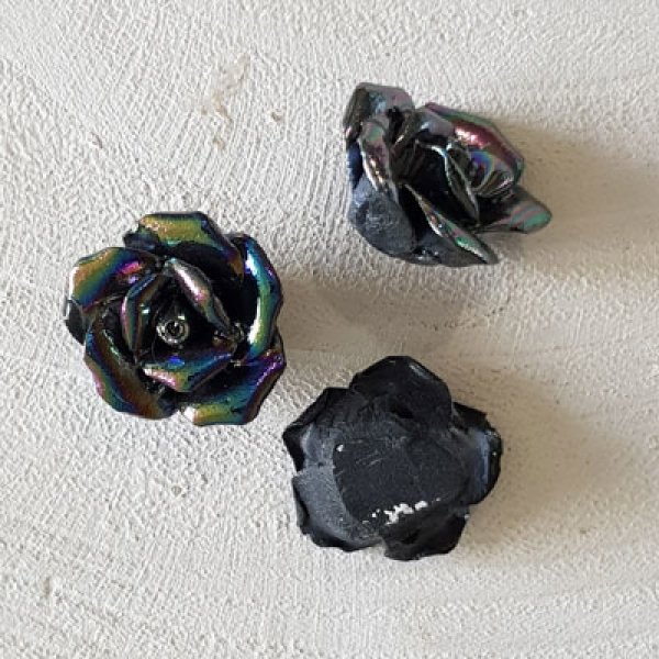 Blomst 15 mm N&deg;02-03 Krom