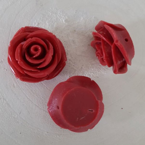 Syntetisk blomst N&deg;02-04 bordeaux