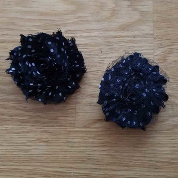 Flosset stof blomst nr. 40