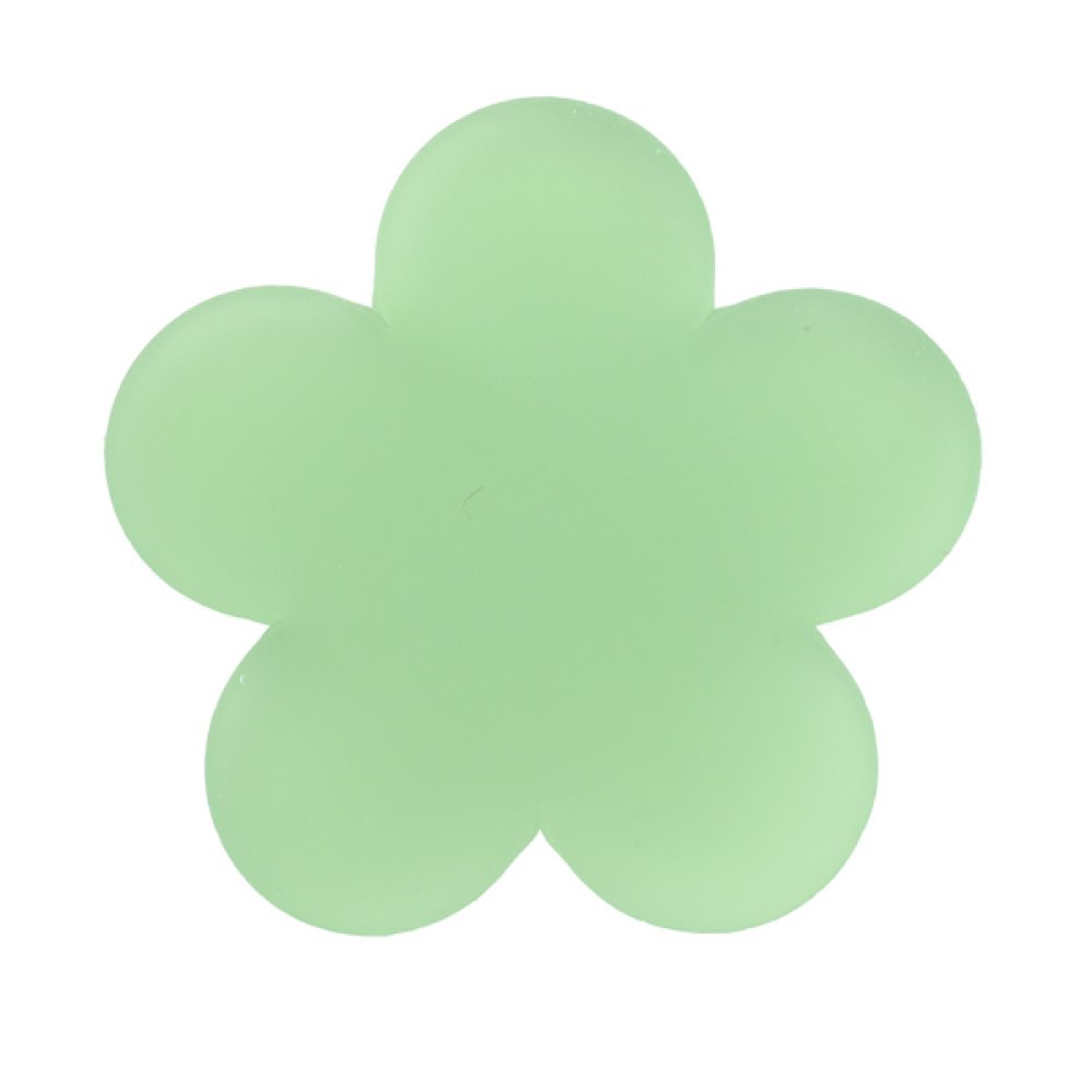 Fleur pvc 26 mm Vert Opaline