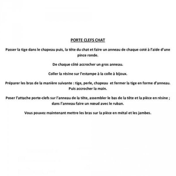 Kit Poup&eacute;e Porte Cl&eacute; Max le Chat N&deg;01