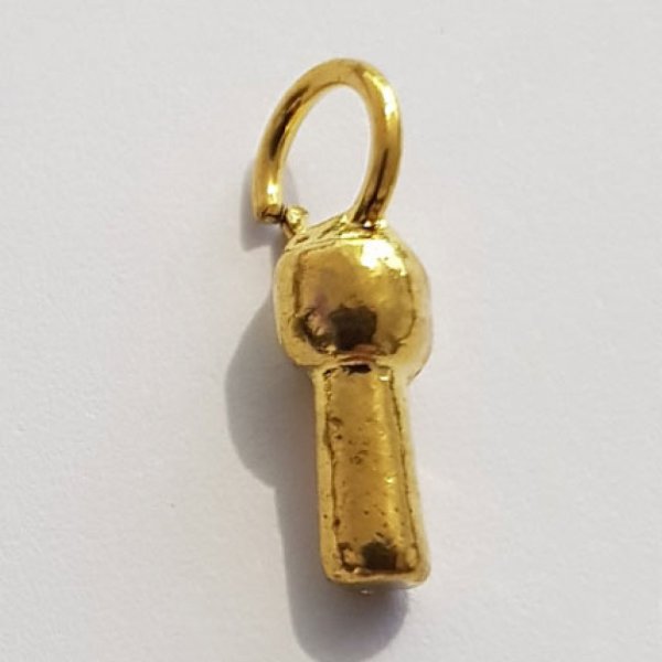 Pakke med 10 hule PVC-snorsp&aelig;nder 5 mm