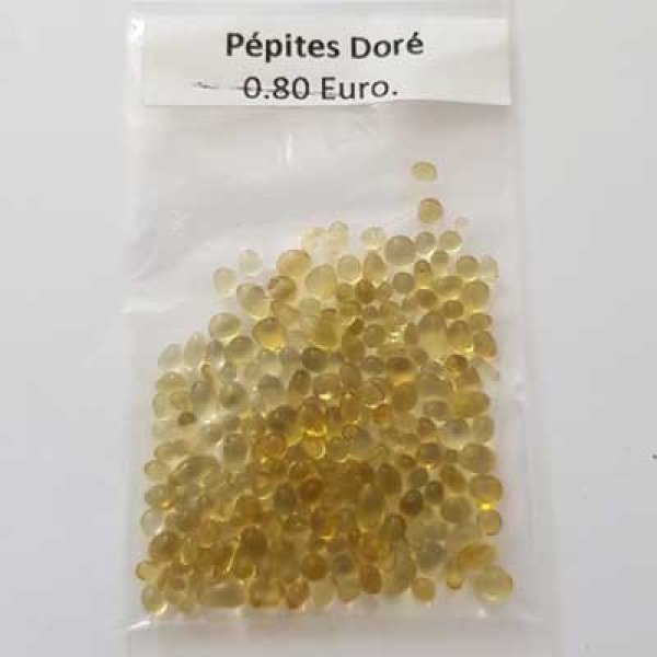 Micro bille P&eacute;pite Dor&eacute; sachet de 4 Grammes