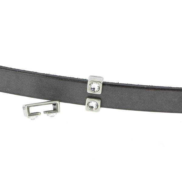 10 mm Zamakgennemf&oslash;ring N&deg;23 S&oslash;lv