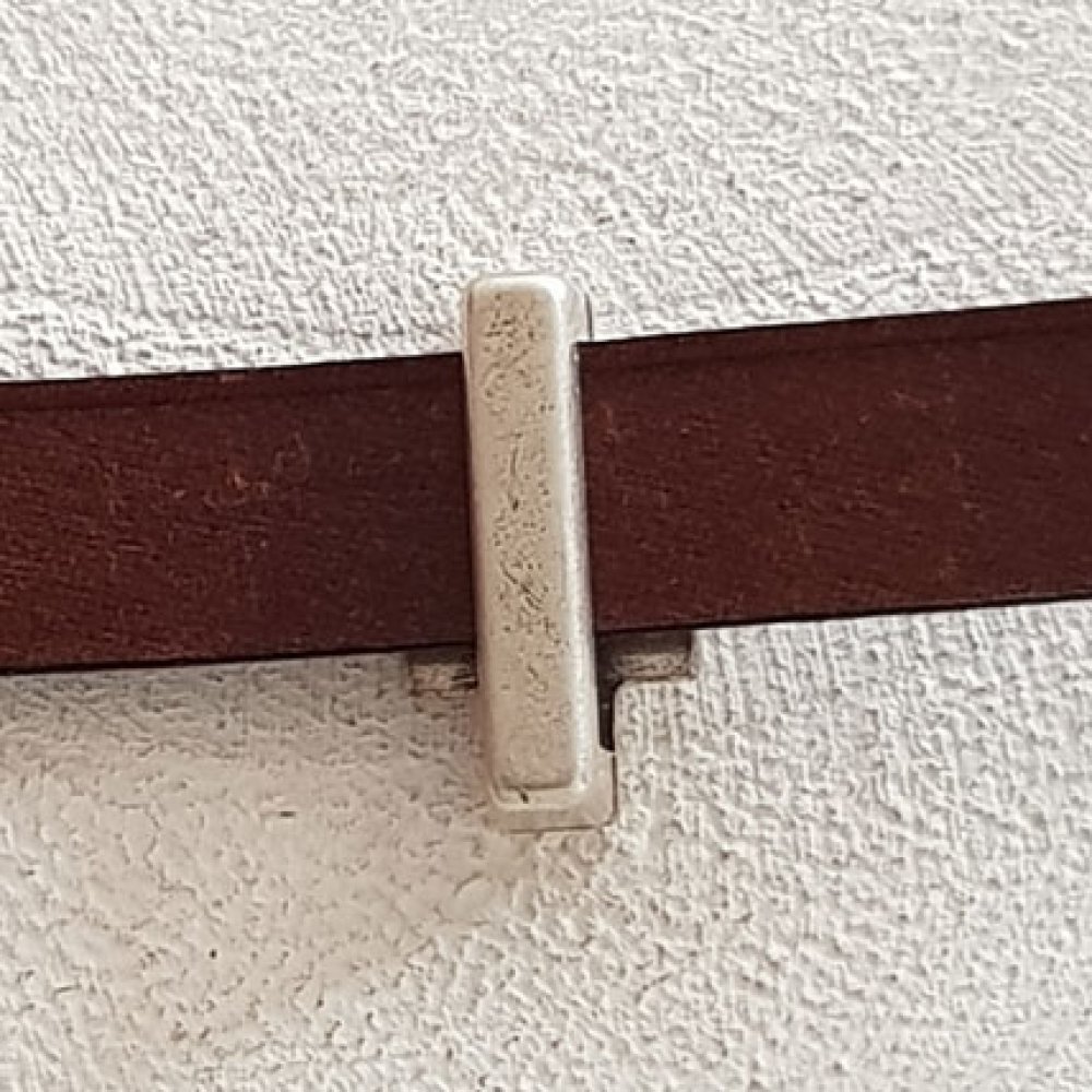 13 mm Zamakgennemføring N°27 Sølv
