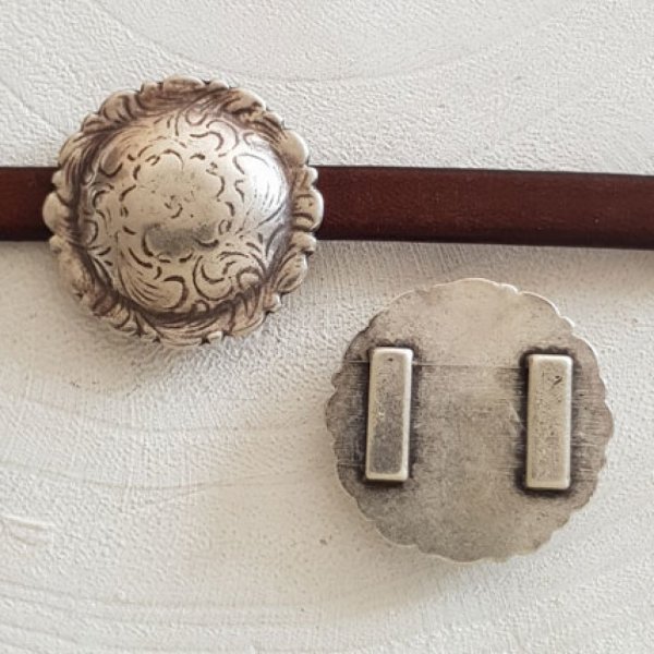 Zamak N&deg;11 Silver 13 mm gennemf&oslash;ring