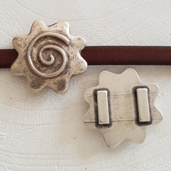 13 mm Zamak-gennemf&oslash;ring N&deg;12 S&oslash;lv