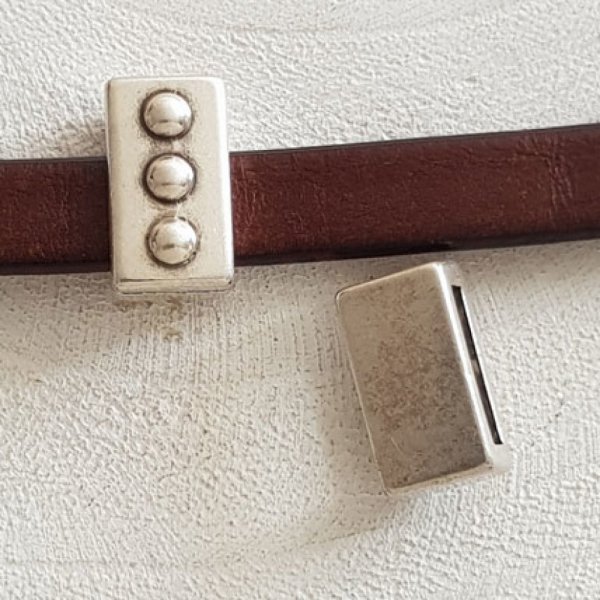 Zamak N&deg;18 Silver 13 mm gennemf&oslash;ring