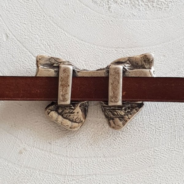 Zamak N&deg;19 Silver 13 mm gennemf&oslash;ring