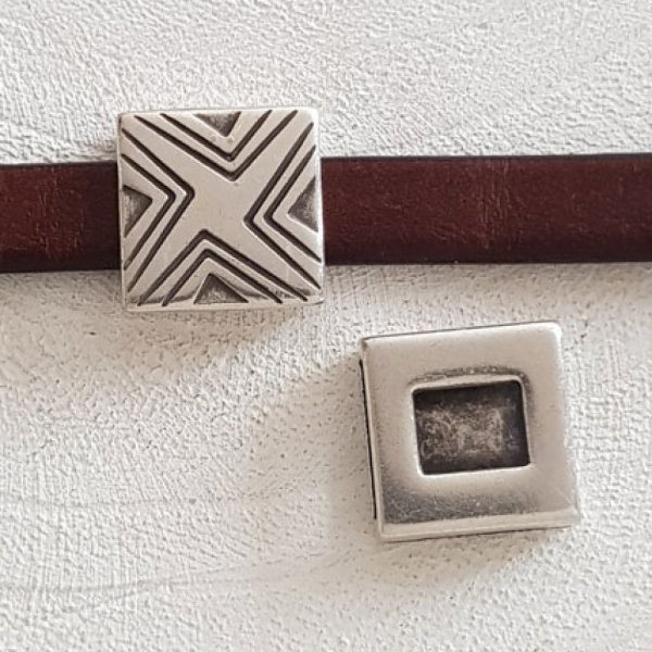 13 mm Zamak-gennemf&oslash;ring N&deg;21 S&oslash;lv