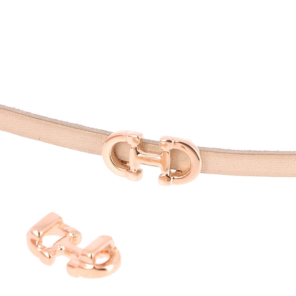 5 mm Zamak-gennemføring N°01 Doré Rosé