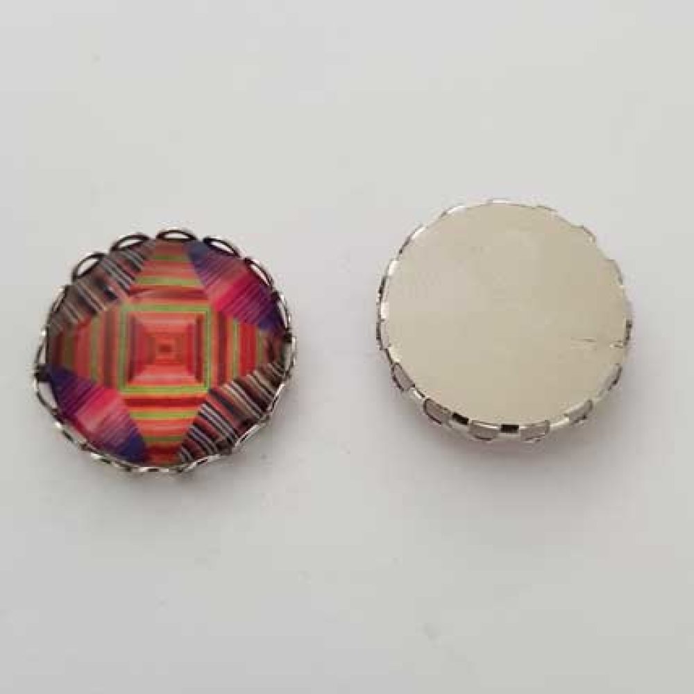 Pendentif Cabochon 20 mm Fantaisie N°05-05