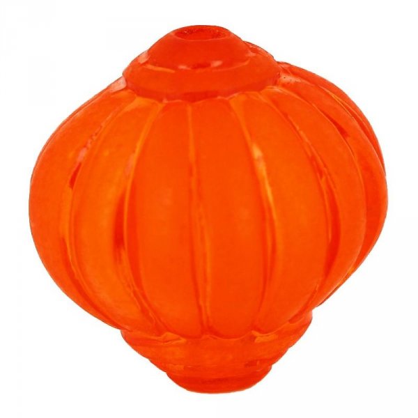 Pearl Lucite Lampion form Striated Orange