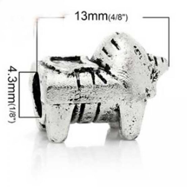 Perle N&deg;1008 Animal Silver