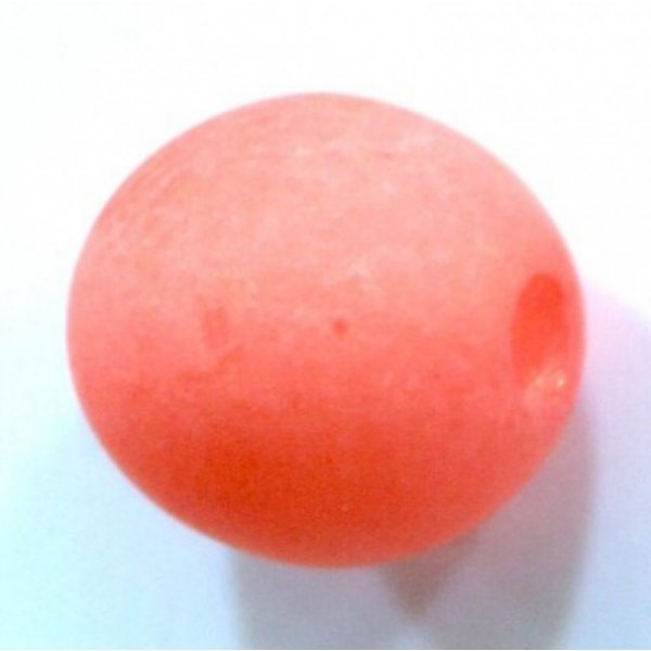 Perle Polaris Mat Ronde 18 mm padparadscha 01 x 1 Pi&egrave;ce