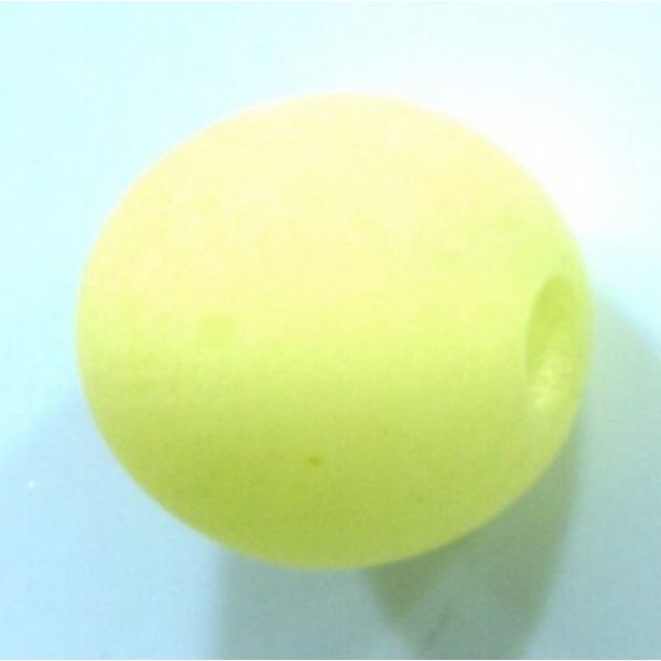 Perle Polaris Mat Ronde 20 mm Lime 01 x 1 Pi&egrave;ce