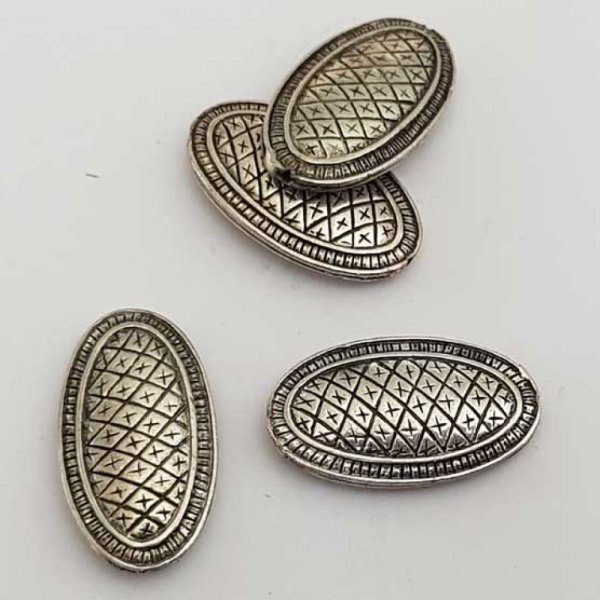 Perle divers en m&eacute;tal argent&eacute; 021 argent