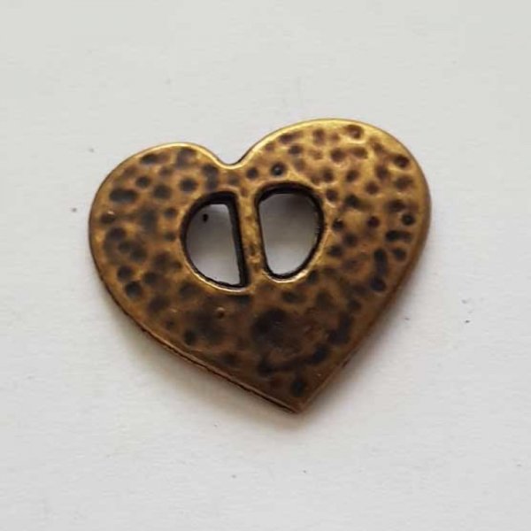 Perle passant rectangle pour cuir 06 mm Bronze N&deg;07