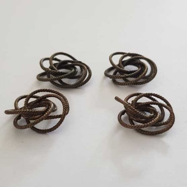 18 mm Bronze spiralperle N&deg;01