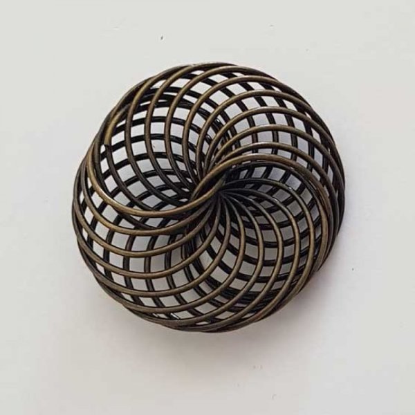Blomster spiral perle 30 mm N&deg;04