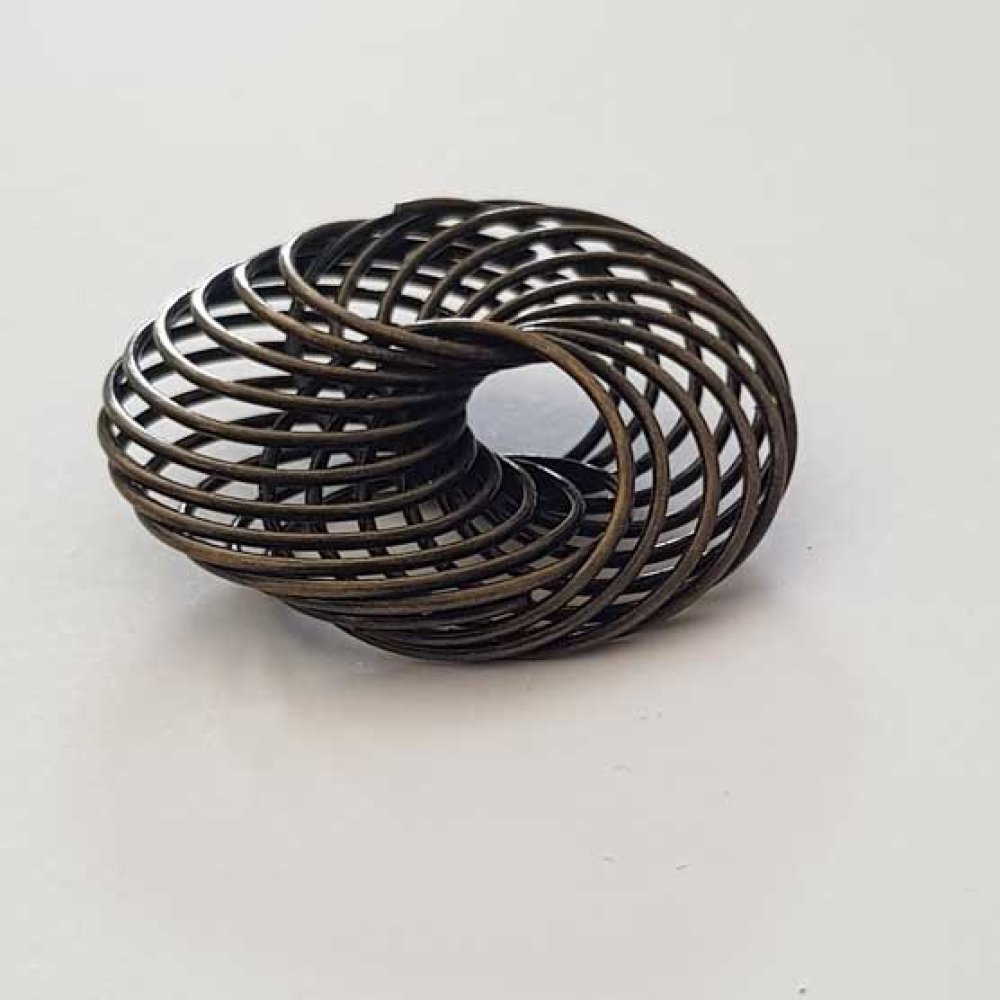 Blomster spiral perle 30 mm N°04