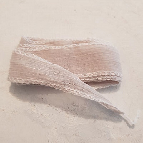 H&aring;ndfarvet Rayonb&aring;nd nr. 07