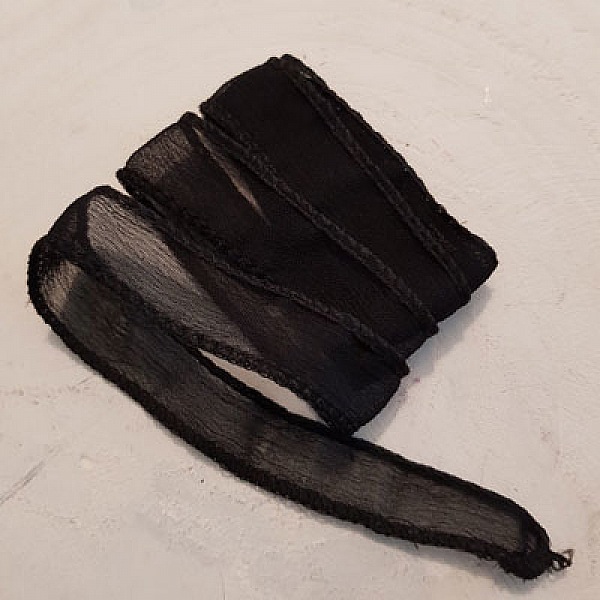 H&aring;ndfarvet Rayonb&aring;nd nr. 11