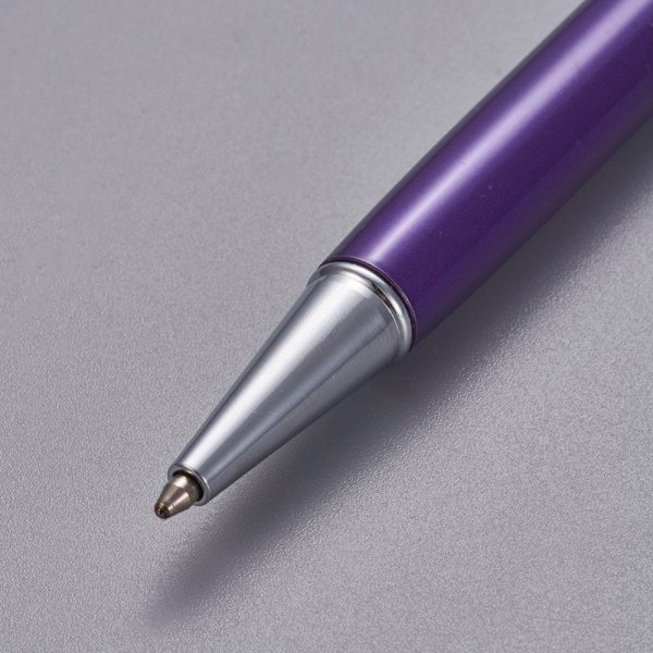 Perle udsmykning pen tomt r&oslash;r til at tilpasse s&oslash;lv indigo x 1 stk.