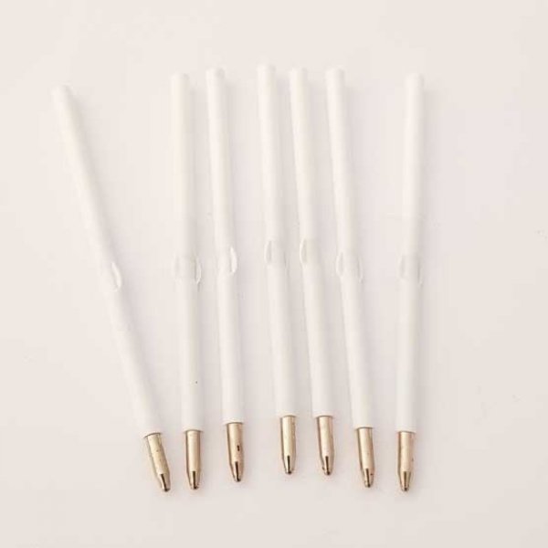 Perle udsmykning pen tomt r&oslash;r til at tilpasse s&oslash;lv sort x 1 stk.