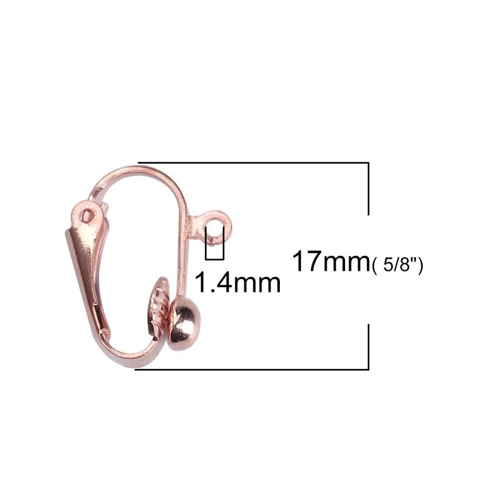Øreringeholder Clip N°04 x 5 par