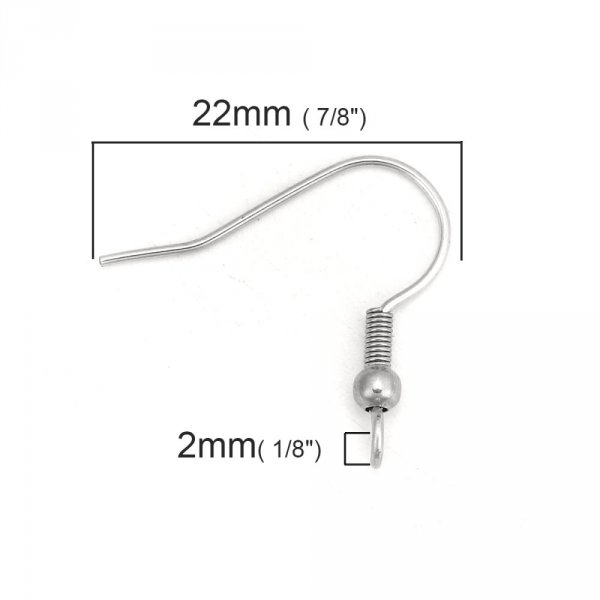 &Oslash;reringeholder Rustfrit st&aring;l krog N&deg;03 x 1 par