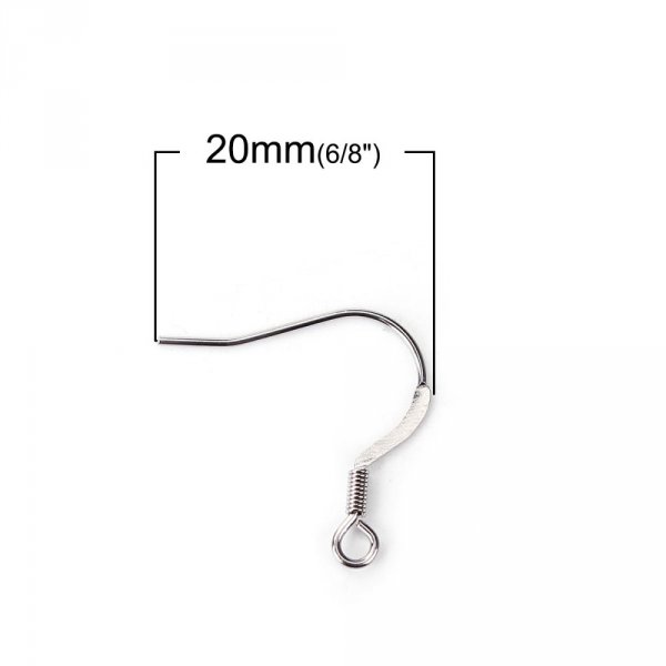 &Oslash;reringeholder Rustfrit st&aring;l krog N&deg;06 x 1 par