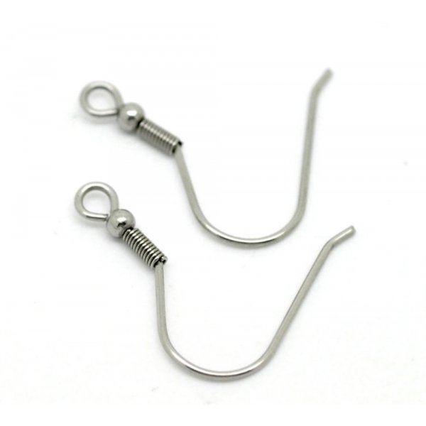 &Oslash;reringeholder Rustfrit st&aring;l krog N&deg;07 x 1 par