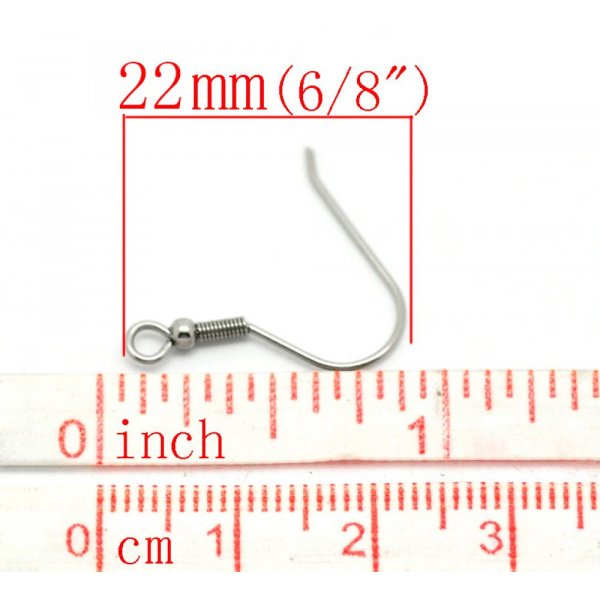 &Oslash;reringeholder Rustfrit st&aring;l krog N&deg;07 x 1 par