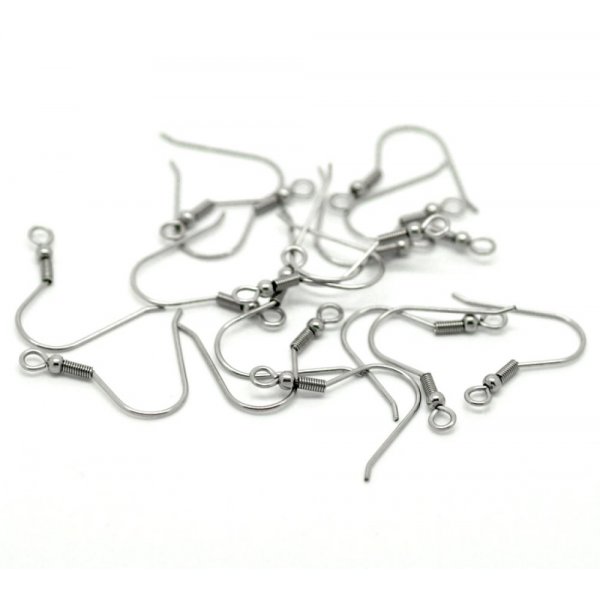 &Oslash;reringeholder Rustfrit st&aring;l krog N&deg;07 x 1 par