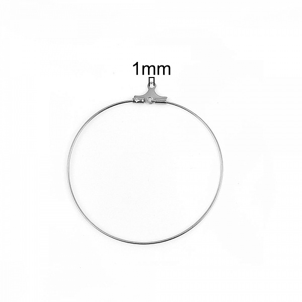 Creole &oslash;reringeholder i rustfrit st&aring;l N&deg;01 x 5 par