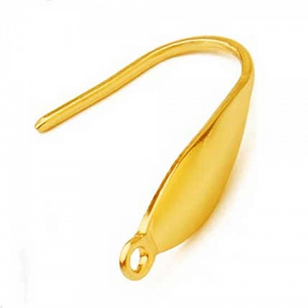 &Oslash;reringeholder i rustfrit st&aring;l N&deg;10 guld